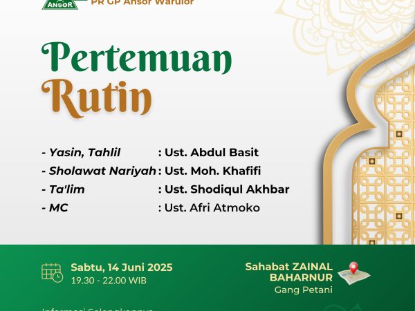 MDS Rijalul Ansor | Rutinan PR GP Ansor Warulor