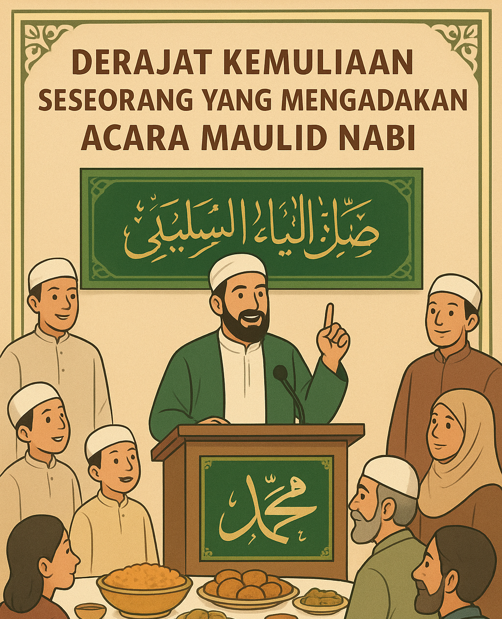 Derajat Kemuliaan Seseorang yang Mengadakan Acara Maulid Nabi