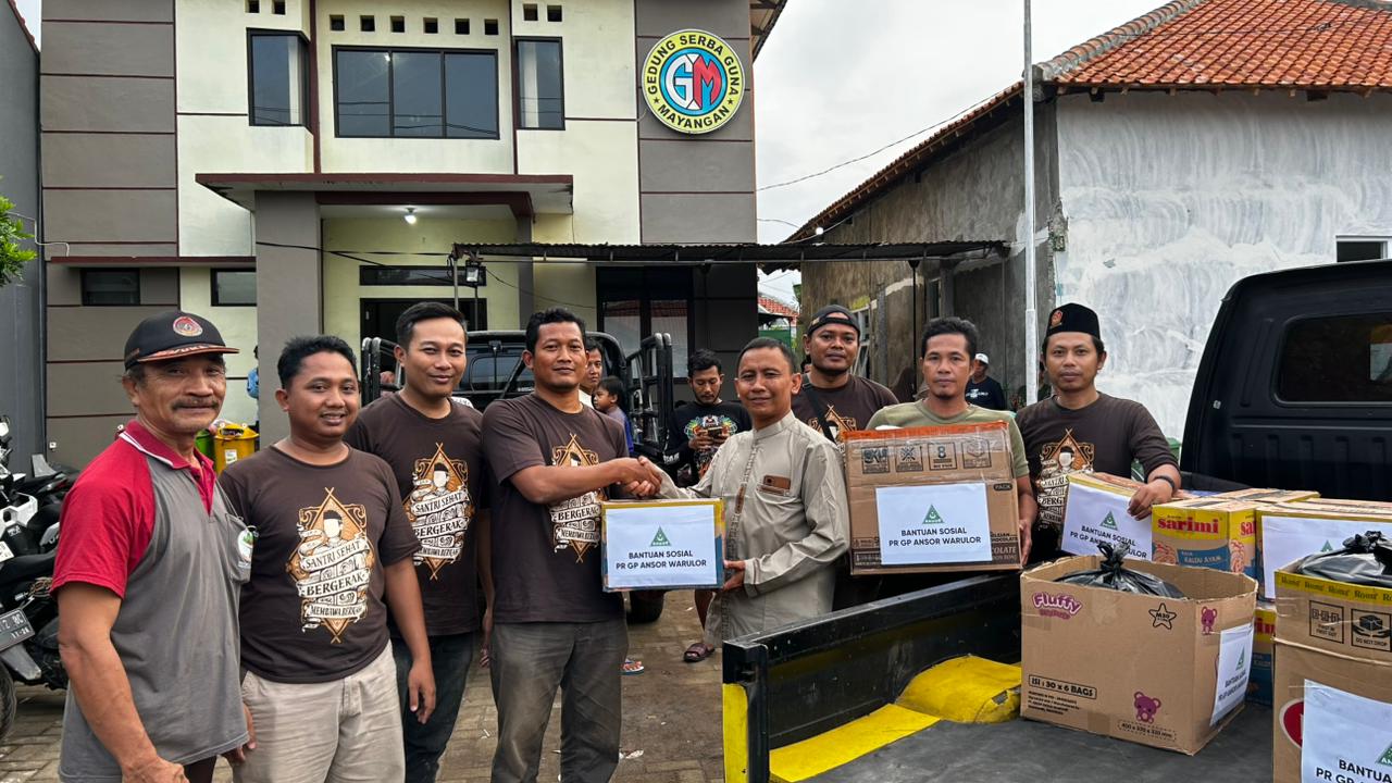 Banjir, Doa, dan Solidaritas: Catatan Khidmah Ansor Warulor