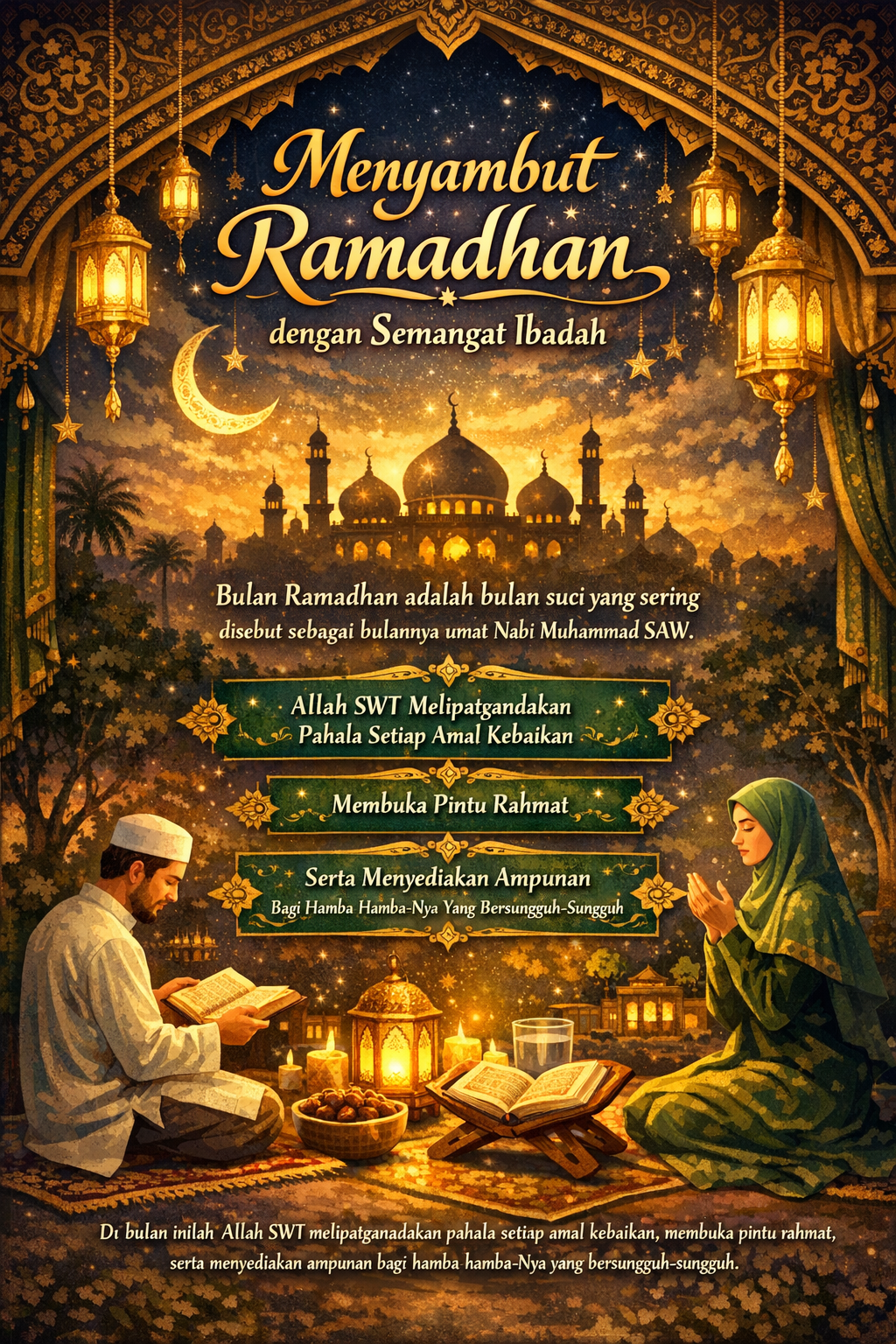 Menyambut Ramadhan dengan Semangat Ibadah