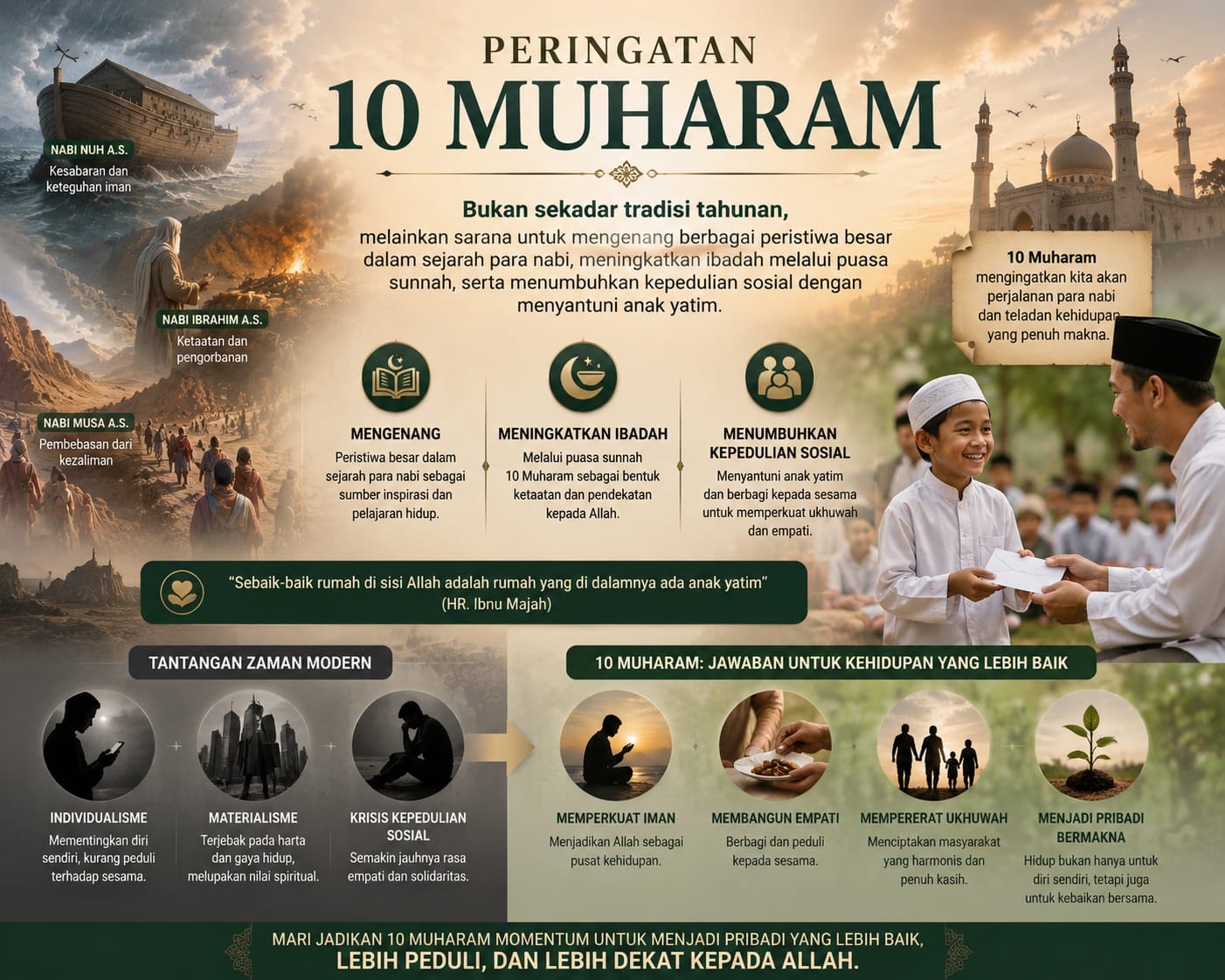 10 Muharam: Momentum Ibadah, Kepedulian Sosial, dan Refleksi Kehidupan Modern