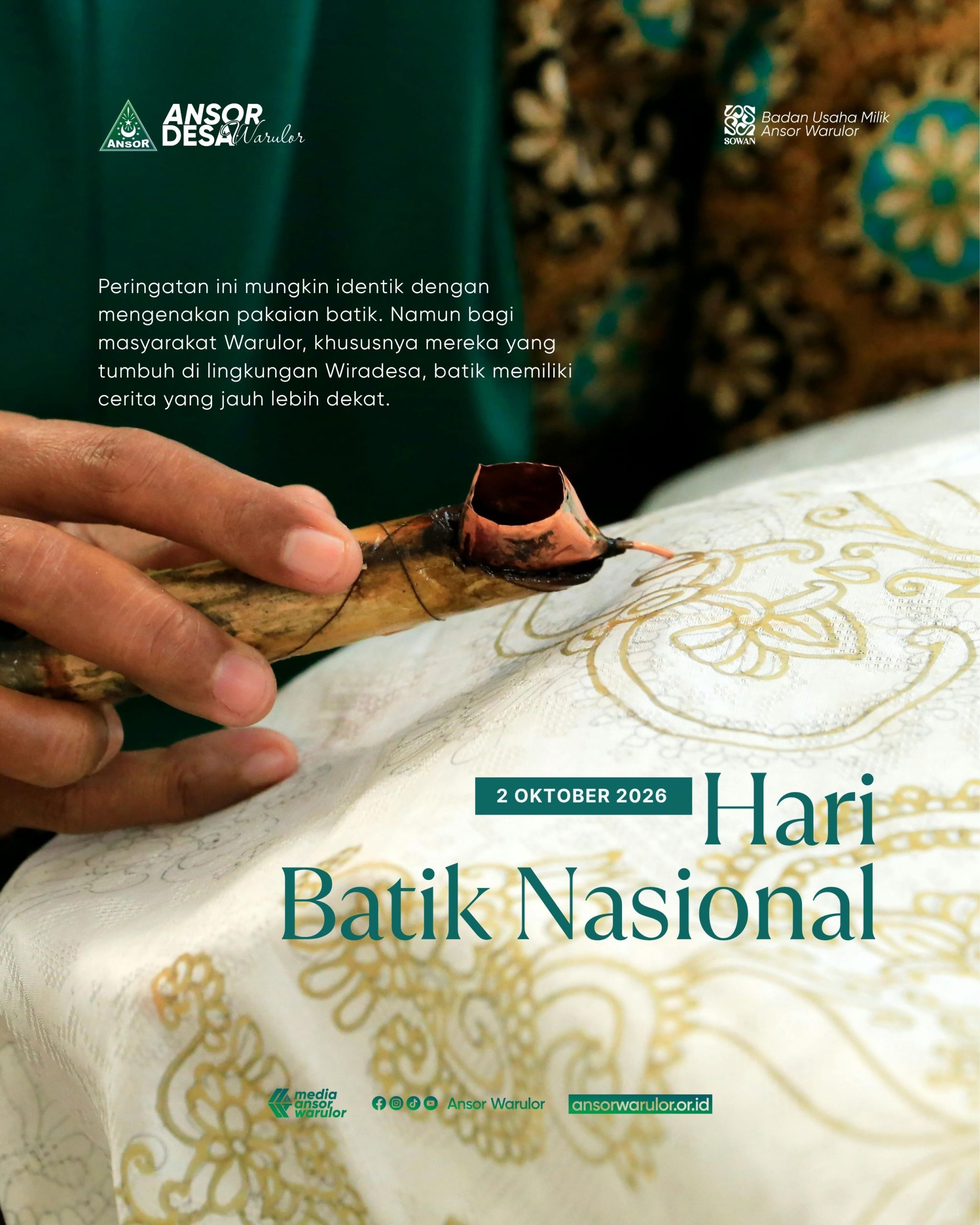 Hari Batik Nasional: Mengenang Warisan Batik Warulor, Ketika Pranggok-Pranggok Menghidupkan Desa